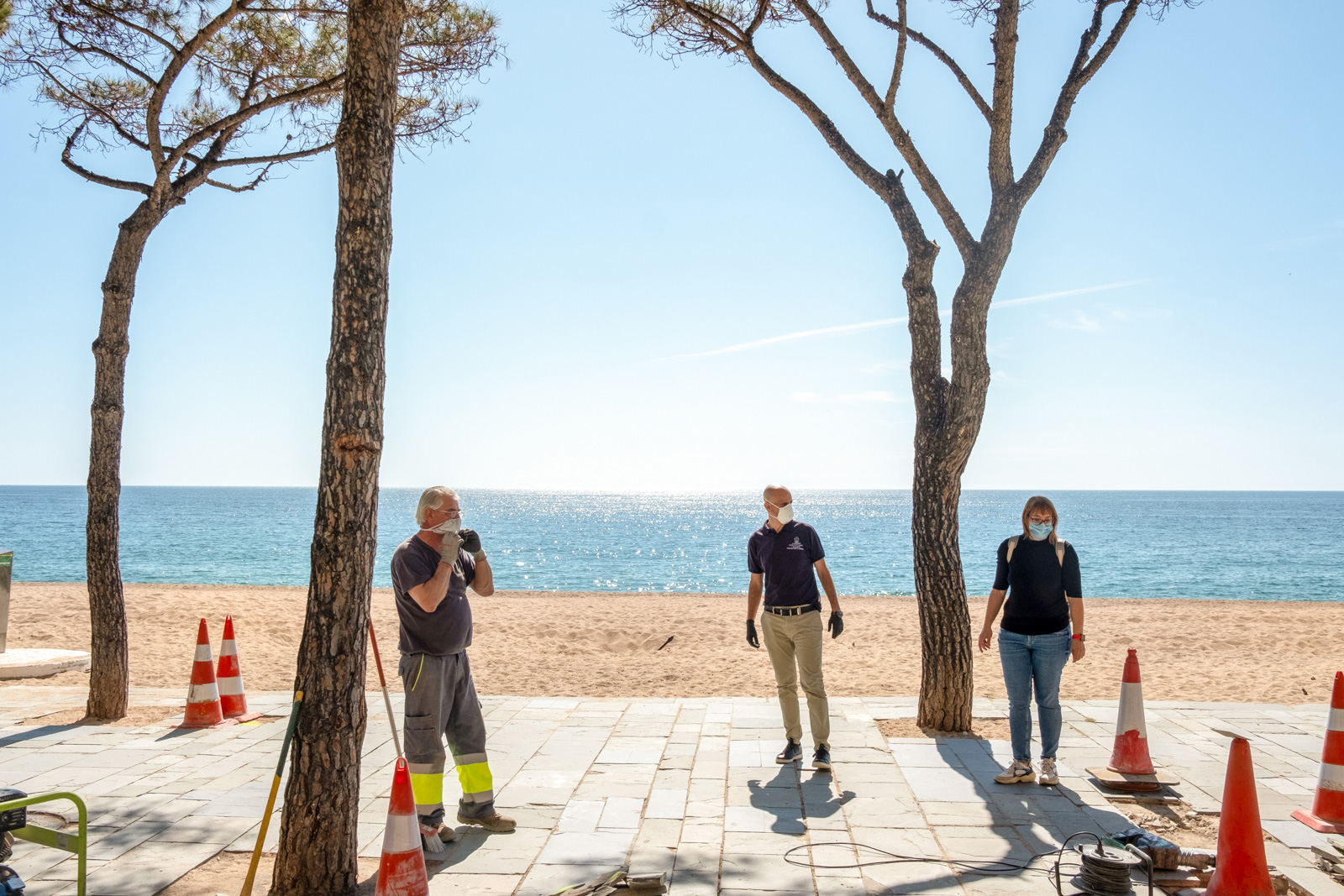 L’aire lliure, un tresor enyorat · Visita d’obres de la Unitat d’Urbanisme · Passeig Marítim · Platja d’Aro - Lluís Català