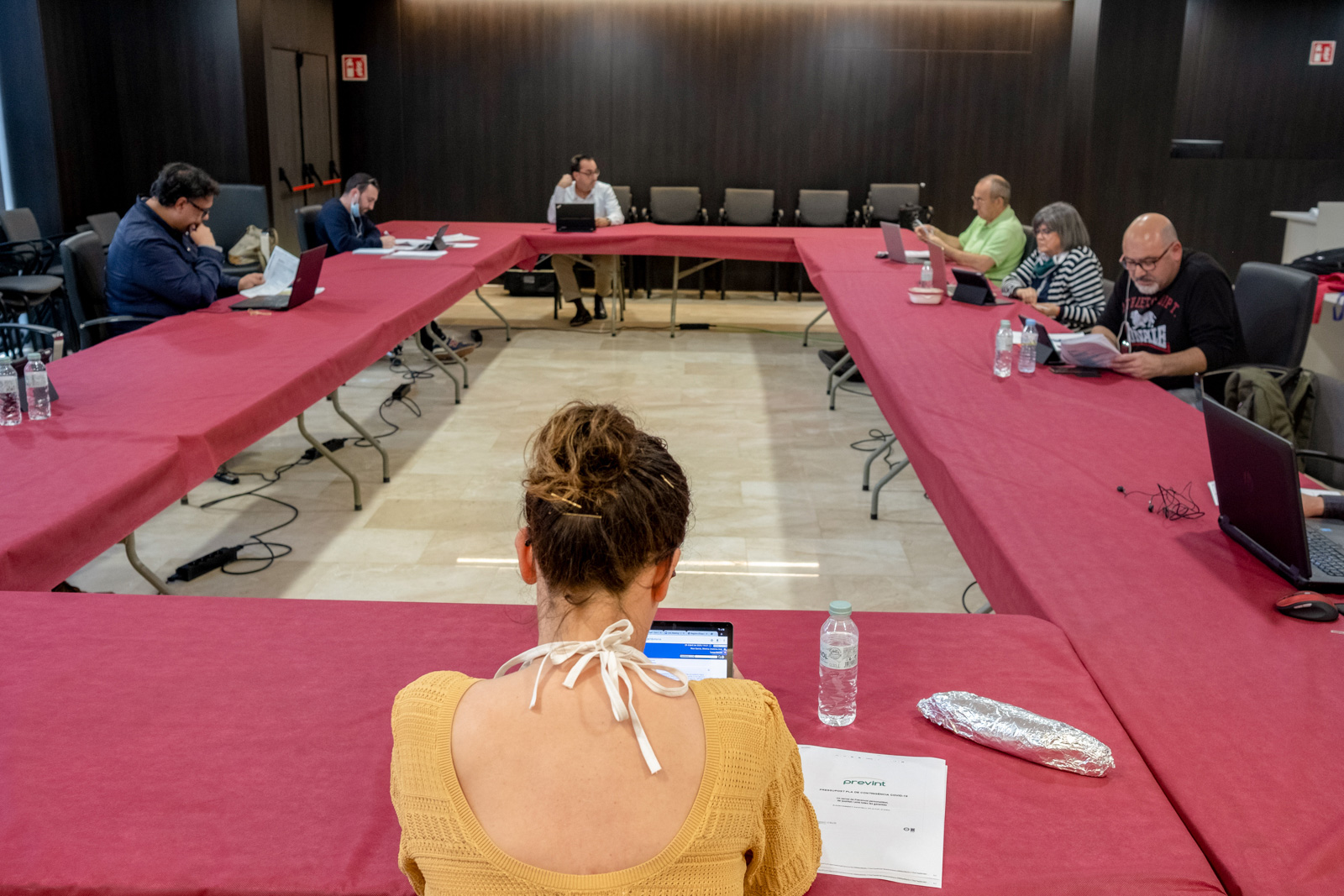 Abans colze amb colze, ara allunyats · Junta de Govern Local · Sala d’Actes · Ajuntament · Platja d’Aro - Lluís Català