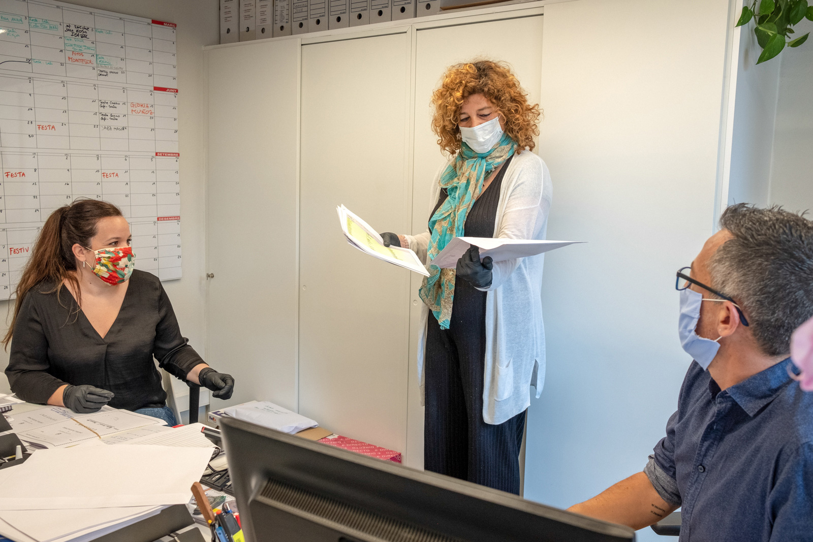 Omplint el calendari a poc a poc · Unitat de Cultura · Antic Casino · Castell d’Aro - Lluís Català