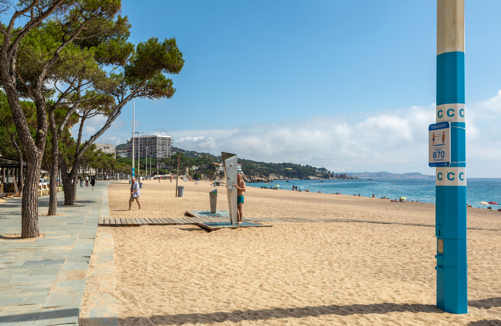 Lloc per a tothom · L’amplitud de la sorra aporta tranquil·litat · Platja Gran · Platja d’Aro - Jordi Geli