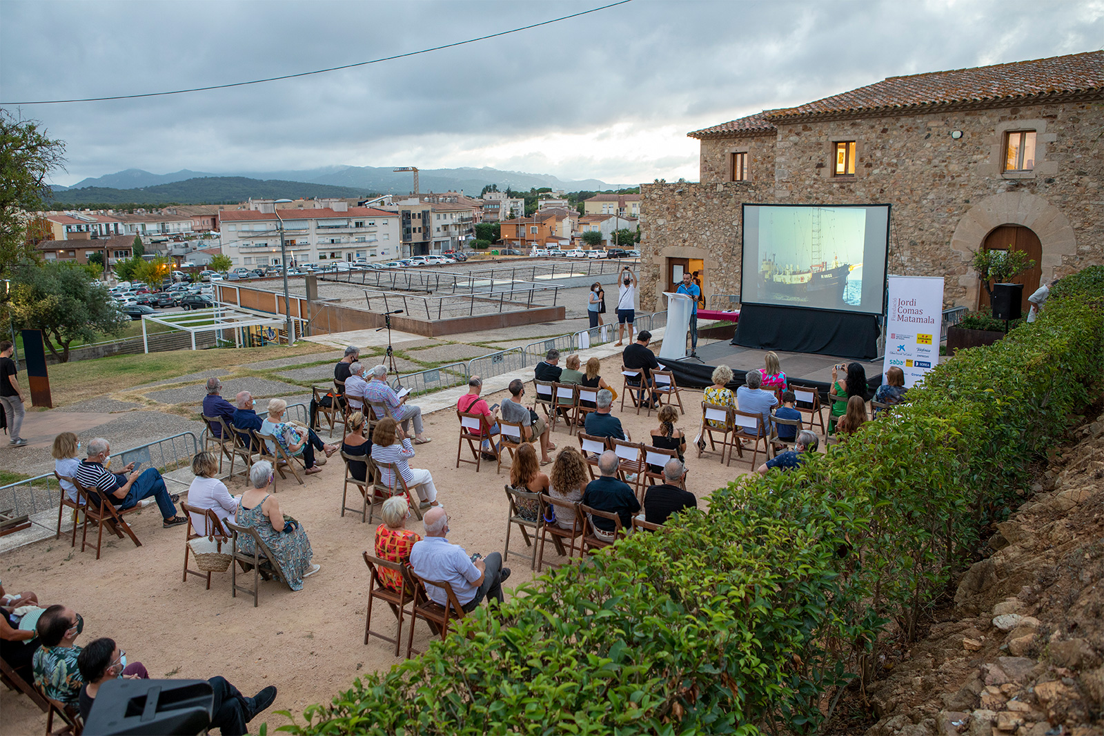 El passat també és present · Presentació del llibre Radio Mi Amigo, Premi de Recerca Local, estiu de 2020 · Jardins de la Masia Bas · Platja d’Aro - Jordi Geli