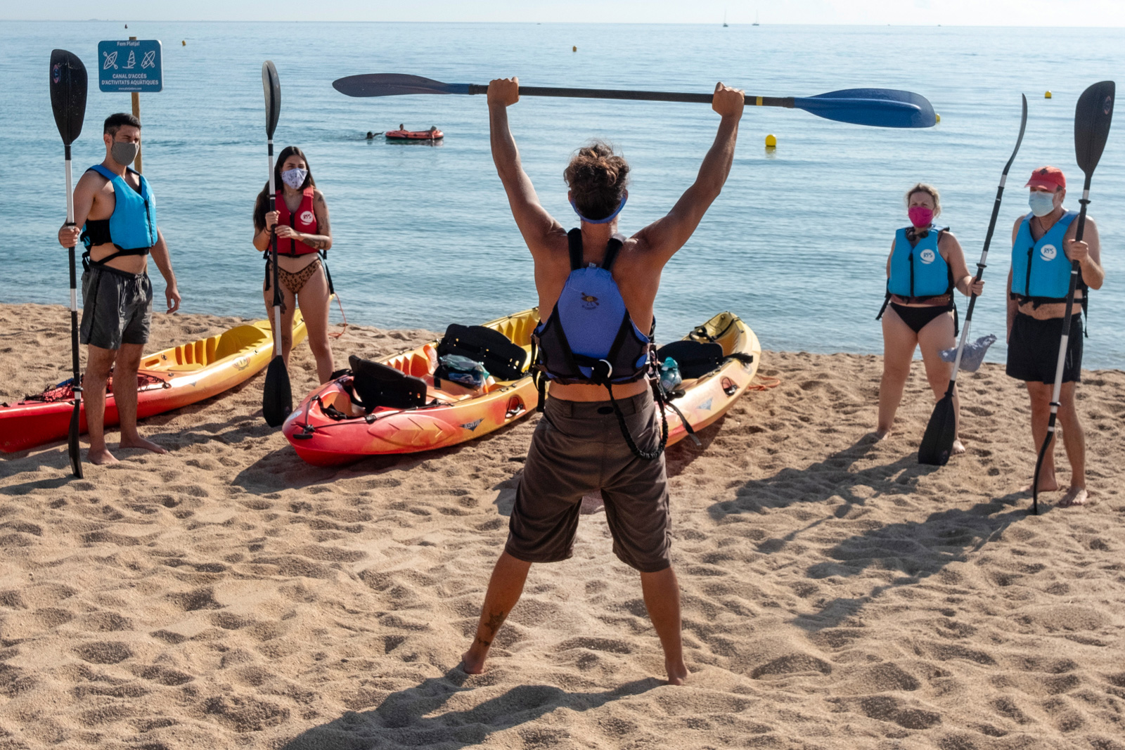 Tastet de mar · Curs de caiac (Set Sail Costa Brava), estiu de 2020 · platja Gran · Platja d’Aro - Lluís Català